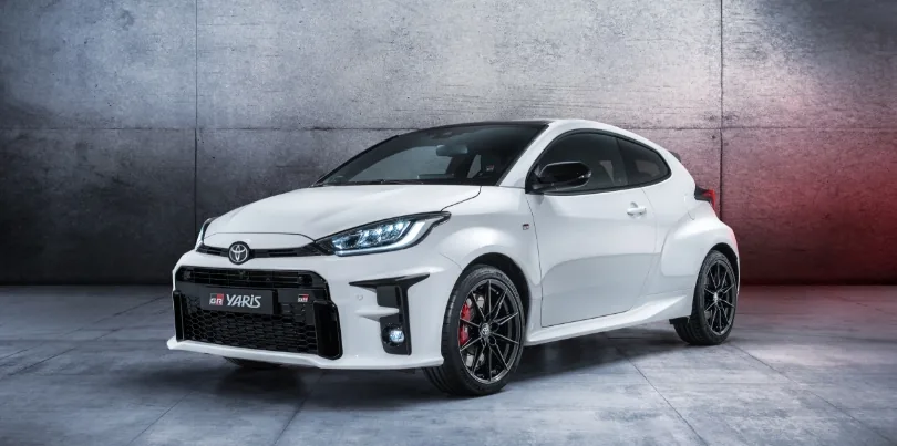 Toyota Yaris GR in white